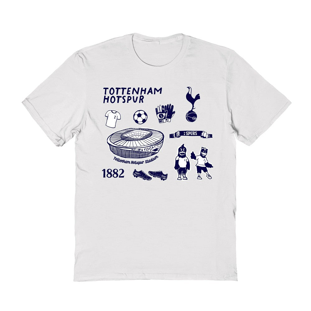 Tottenham Hotspur Vive La Fete Women's Impressions Icons T-Shirt