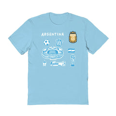 Argentina National Team Vive La Fete Women's Impressions Icons T-Shirt