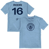 Rodri Manchester City Vive La Fete Youth Player Name & Number Color Badge T-Shirt