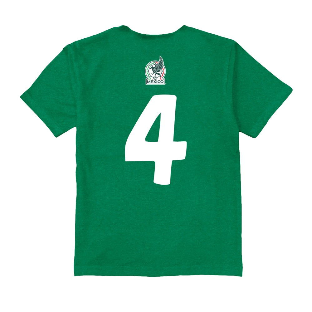 Edson Álvarez Mexico National Team Vive La Fete Toddler Player Name & Number Chilena Style T-Shirt for sale - Green