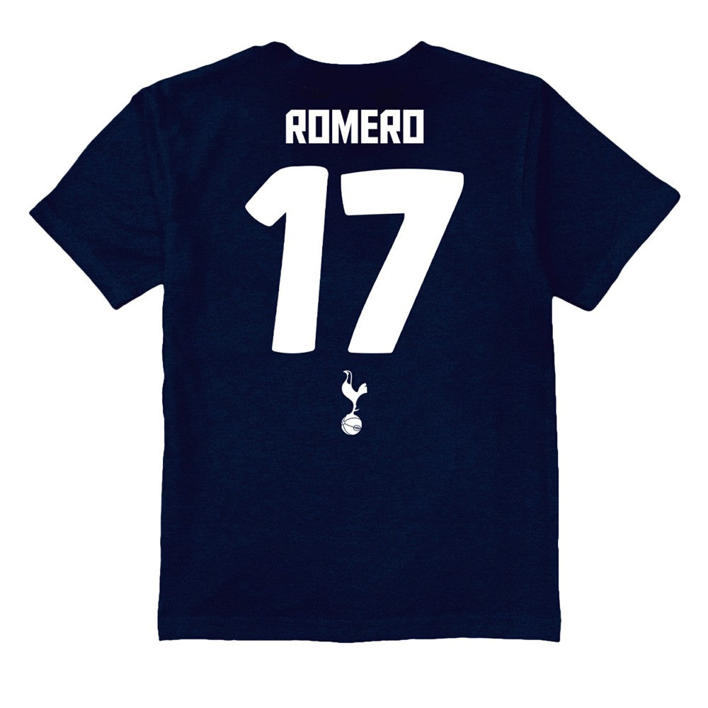 Cristian Romero Tottenham Hotspur Vive La Fete Toddler Player Name & Number Chilena Style T-Shirt Sale - Navy