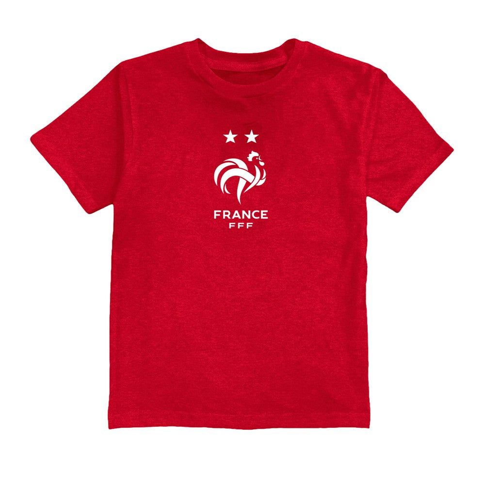 France National Team Vive La Fete Toddler Color Badge T-Shirt for sale - Red