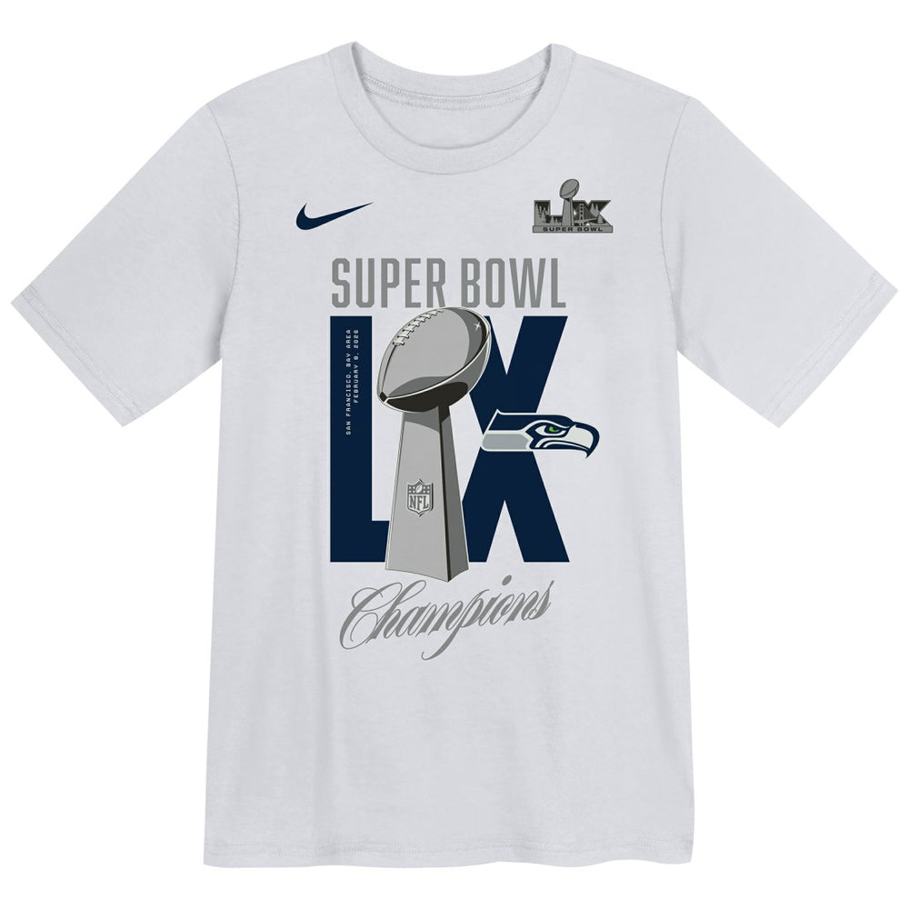 Seattle Seahawks Preschool Super Bowl LX Champions Heavy Chill T-Shirt | NFL Sale