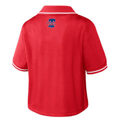 Philadelphia Phillies WEAR by Erin Andrews Women's Cropped Polo - MLB