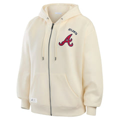 Atlanta Braves WEAR by Erin Andrews Women's Full-Zip Hoodie - MLB Hoodies