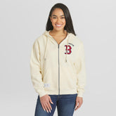 Boston Red Sox WEAR by Erin Andrews Women's Full-Zip Hoodie - MLB Hoodies
