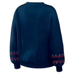 New York Yankees WEAR by Erin Andrews Women's Americana Heavyweight Fleece Sweatshirt - MLB Sweatshirts