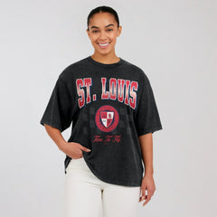 St. Louis Cardinals WEAR by Erin Andrews Women's Oversized Boyfriend T-Shirt - MLB T-shirts