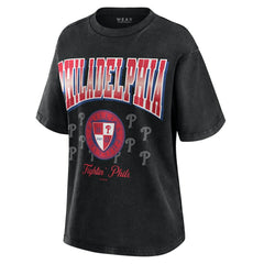 Philadelphia Phillies WEAR by Erin Andrews Women's Oversized Boyfriend T-Shirt - MLB T-shirts