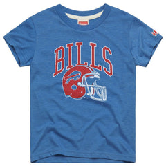 Buffalo Bills Homage Youth Helmet Retro Tri-Blend T-Shirt | NFL Hot