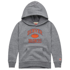 Denver Broncos Homage Youth Gridiron Tri-Blend Hoodie | NFL Hot