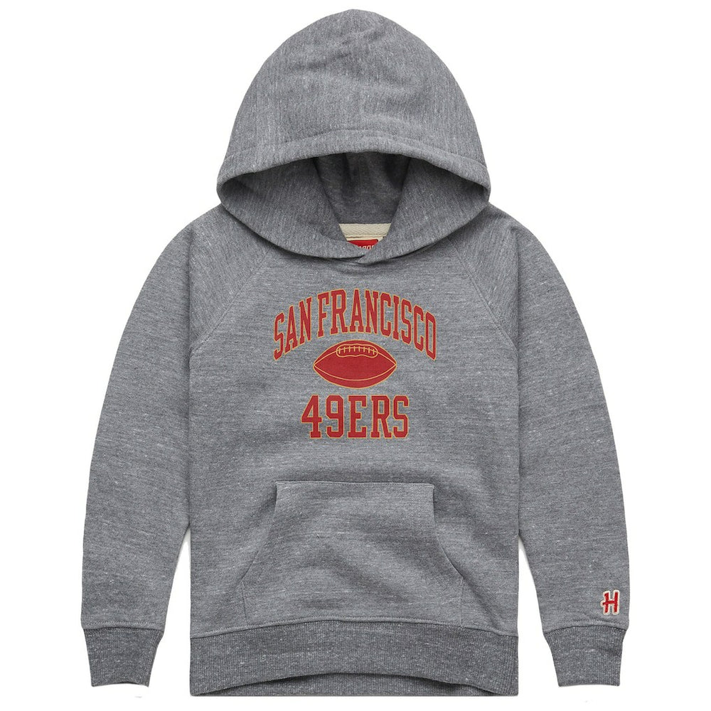 San Francisco 49ers Homage Youth Gridiron Tri-Blend Hoodie | NFL Near me