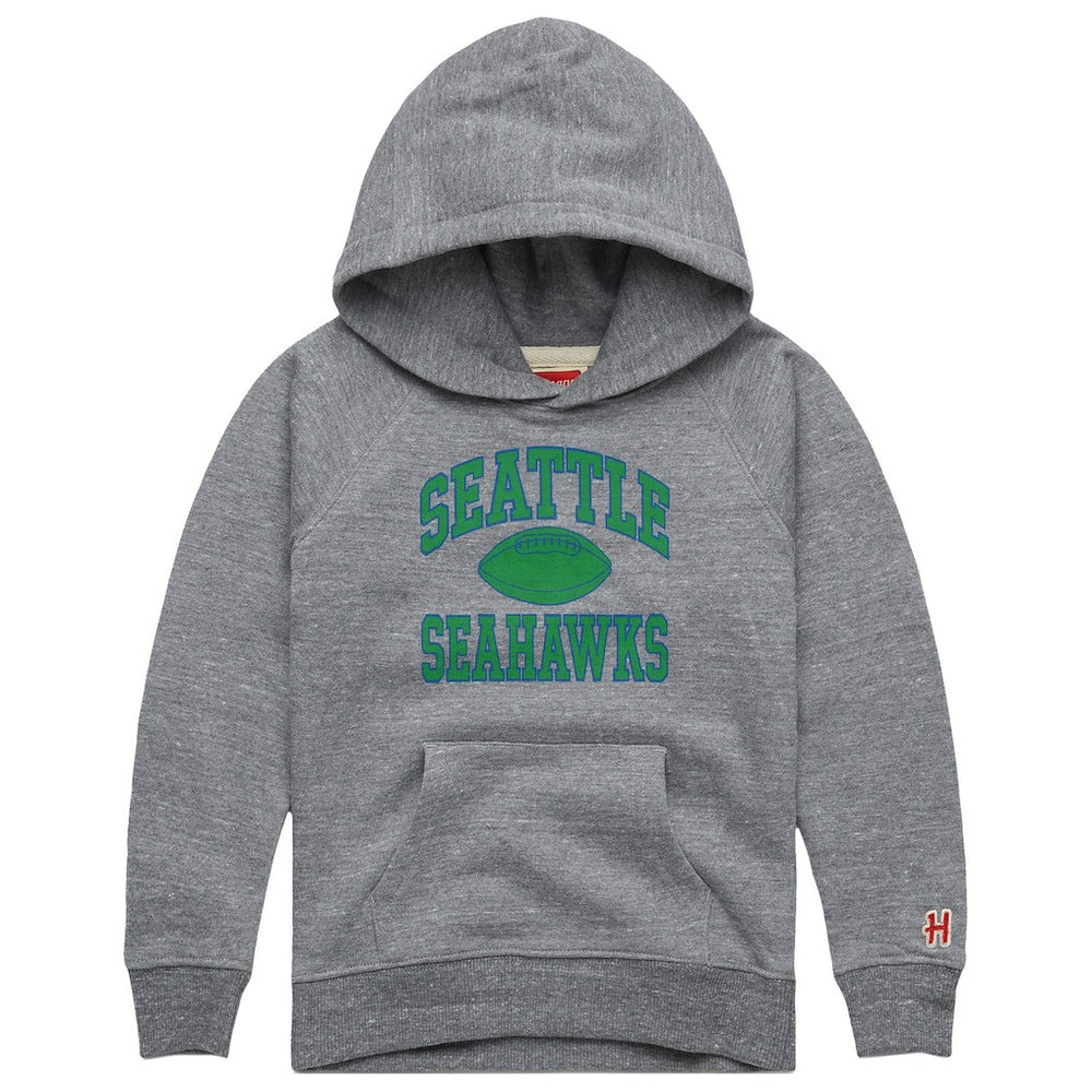 Seattle Seahawks Homage Youth Gridiron Tri-Blend Hoodie | NFL Discount