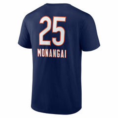 Chicago Bears Kyle Monangai Team Wordmark T-Shirt | NFL New