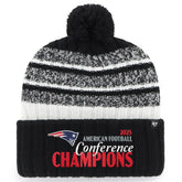 New England Patriots '47 2025 AFC s Tavern Cuffed Knit Hat with Pom | NFL Outlet