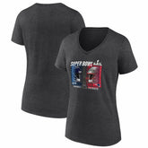 New England Patriots vs. Seattle Seahawks Women's Super Bowl LX Matchup Plus Size Final Battle V-Neck T-Shirt | NFL New