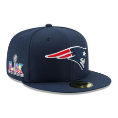 New England Patriots Super Bowl LX Side Patch 59FIFTY Fitted Hat | NFL Online