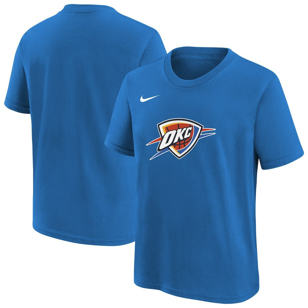 Blue Oklahoma City Thunder Youth Team Essential Logo T-Shirt | NBA