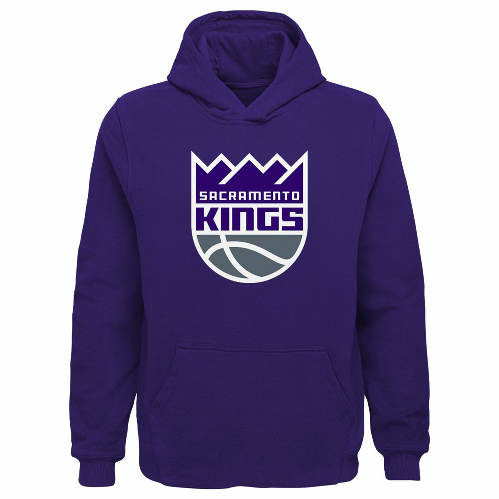 Purple Sacramento Kings Outerstuff Youth Primary Logo Pullover Hoodie | NBA