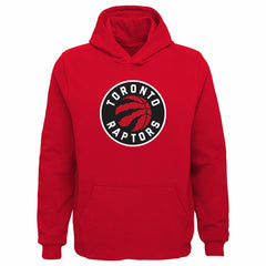 Red Toronto Raptors Outerstuff Youth Primary Logo Pullover Hoodie | NBA