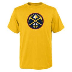 Yellow Denver Nuggets Outerstuff Youth Primary Logo T-Shirt sale | NBA
