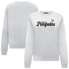 Pittsburgh Penguins Levelwear Women's Yvette Big Script Tri-Blend Sweatshirt - NHL Sweatshirts