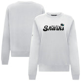 San Jose Sharks Levelwear Women's Yvette Big Script Tri-Blend Sweatshirt - NHL Sweatshirts
