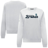 Seattle Kraken Levelwear Women's Yvette Big Script Tri-Blend Sweatshirt - NHL Sweatshirts