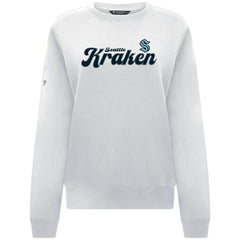 Seattle Kraken Levelwear Women's Yvette Big Script Tri-Blend Sweatshirt - NHL Sweatshirts