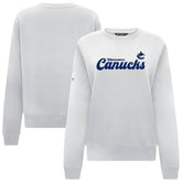 Vancouver Canucks Levelwear Women's Yvette Big Script Tri-Blend Sweatshirt - NHL Sweatshirts