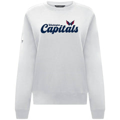 Washington Capitals Levelwear Women's Yvette Big Script Tri-Blend Sweatshirt - NHL Sweatshirts