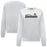 Chicago Blackhawks Levelwear Women's Yvette Big Script Tri-Blend Sweatshirt - NHL Sweatshirts