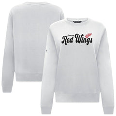 Detroit Red Wings Levelwear Women's Yvette Big Script Tri-Blend Sweatshirt - NHL Sweatshirts