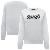 Los Angeles Kings Levelwear Women's Yvette Big Script Tri-Blend Sweatshirt - NHL Sweatshirts