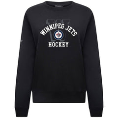 Winnipeg Jets Levelwear Women's Yvette Limelight Big Letter Sweatshirt - NHL Sweatshirts