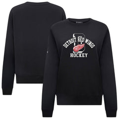 Detroit Red Wings Levelwear Women's Yvette Limelight Big Letter Sweatshirt - NHL Sweatshirts