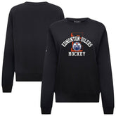 Edmonton Oilers Levelwear Women's Yvette Limelight Big Letter Sweatshirt - NHL Sweatshirts