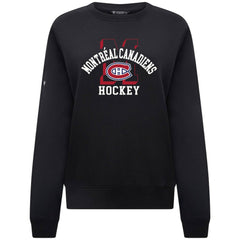 Montreal Canadiens Levelwear Women's Yvette Limelight Big Letter Sweatshirt - NHL Sweatshirts