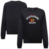Chicago Blackhawks Levelwear Women's Yvette Limelight Big Letter Sweatshirt - NHL Sweatshirts