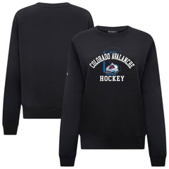 Colorado Avalanche Levelwear Women's Yvette Limelight Big Letter Sweatshirt - NHL Sweatshirts