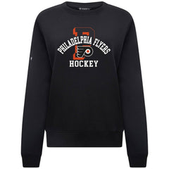 Philadelphia Flyers Levelwear Women's Yvette Limelight Big Letter Sweatshirt - NHL Sweatshirts