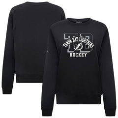 Tampa Bay Lightning Levelwear Women's Yvette Limelight Big Letter Sweatshirt - NHL Sweatshirts