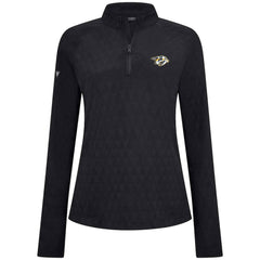 Nashville Predators Levelwear Women's Spike Raglan Quarter-Zip Top - NHL