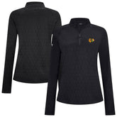 Chicago Blackhawks Levelwear Women's Spike Raglan Quarter-Zip Top - NHL