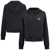 New Jersey Devils Levelwear Women's Judd Raglan Full-Zip Hoodie - NHL Jerseys