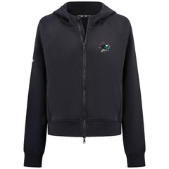 San Jose Sharks Levelwear Women's Judd Raglan Full-Zip Hoodie - NHL Hoodies
