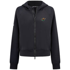 Minnesota Wild Levelwear Women's Judd Raglan Full-Zip Hoodie - NHL Hoodies