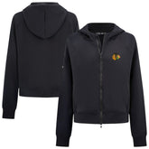 Chicago Blackhawks Levelwear Women's Judd Raglan Full-Zip Hoodie - NHL Hoodies