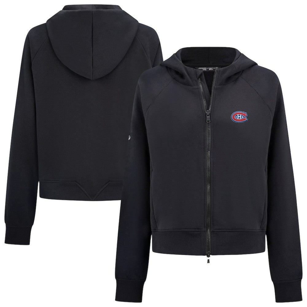 Montreal Canadiens Levelwear Women's Judd Raglan Full-Zip Hoodie - NHL Hoodies