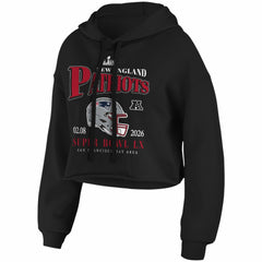 New England Patriots WEAR by Erin Andrews Women's Super Bowl LX Cropped Hoodie | NFL On sale